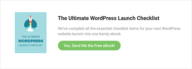 Screenshot of a landing page with a bold call-to-action button that says "Yes, Send Me the Free eBook!" beneath a short opt-in form.